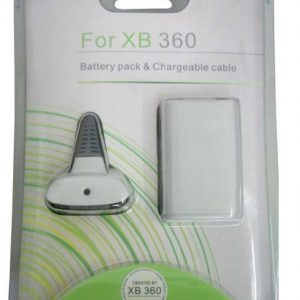 Play and Charge Kit за Xbox 360 – Бял