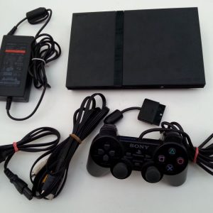 PS2 Slim Конзола + 2 Оригинални Игри