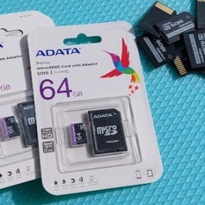 MicroSD 64 GB Карта памет + Преходник Memory Stick Pro Duo за PSP