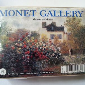 Луксозни Карти за игра Piatnik® – Monet Gallery # Maison de Monet