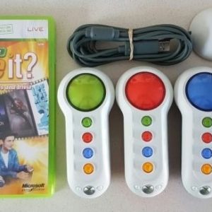 4 Безжични BUZZERS Контролера + Играта SCENE IT за Xbox 360