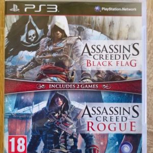 Assassin’s Creed IV: Black Flag + Assassins Creed: Rogue (2 игри на един диск) за ПС3 / PS3 / PlayStation 3