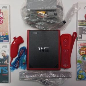 Nintendo Wii Mini # RVL – 002 Игрова Конзола + Сет с 4 Оригинални Игри