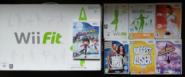 Nintendo Wii Fit Фитнес Дъска + Сет с 7 Оригинални Игри