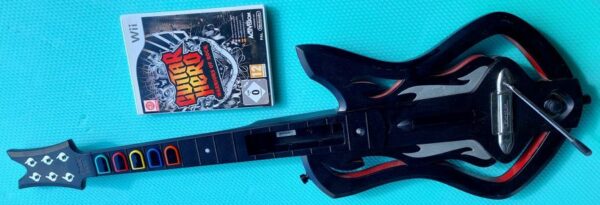 Безжична Китара Guitar Hero Black за Nintendo Wii