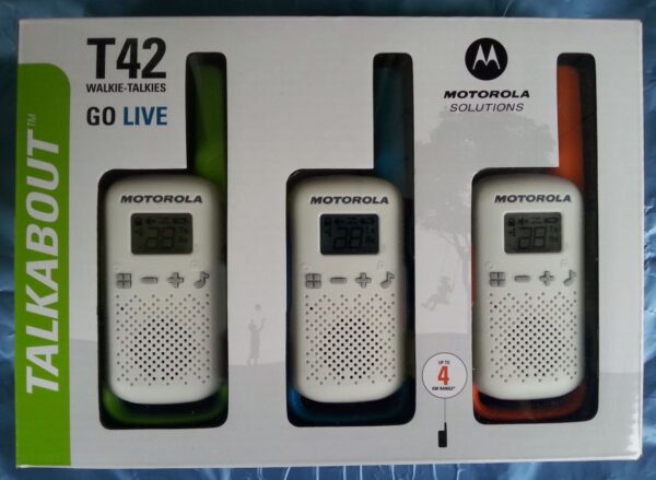 Комплект 3 броя Уоки Токи # MOTOROLA TALKABOUT T42 TRIPLE SET