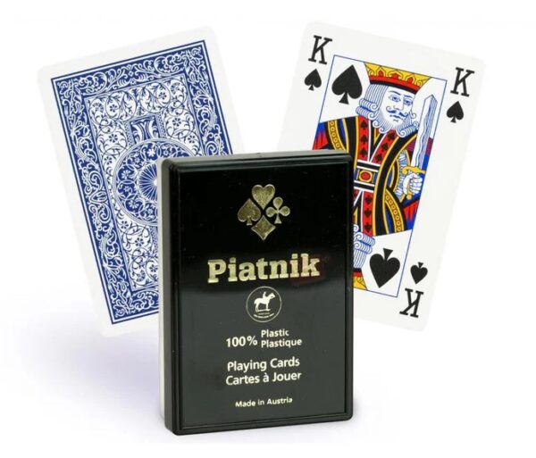 Карти за игра Piatnik® 100% Пластик # Единично тесте с 55 листа