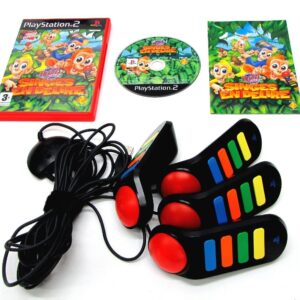 Buzz Оригинални Игри + 4 Buzz Контролера за ПС2 # PS2 # PlayStation 2