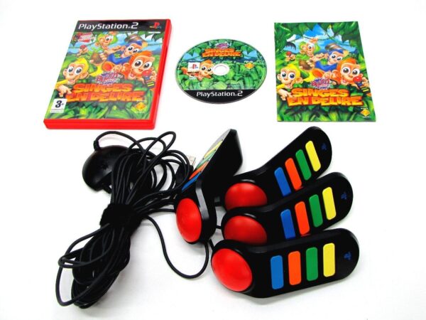 Buzz Оригинални Игри + 4 Buzz Контролера за ПС2 # PS2 # PlayStation 2