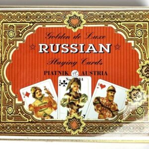 Луксозни Карти за игра Piatnik® – Golden De Luxe Russian