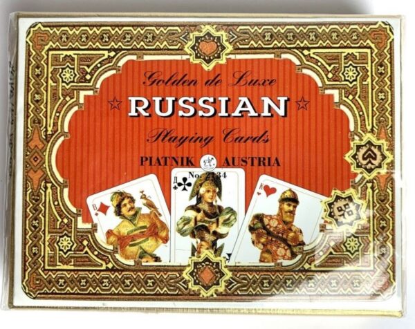 Луксозни Карти за игра Piatnik® - Golden De Luxe Russian