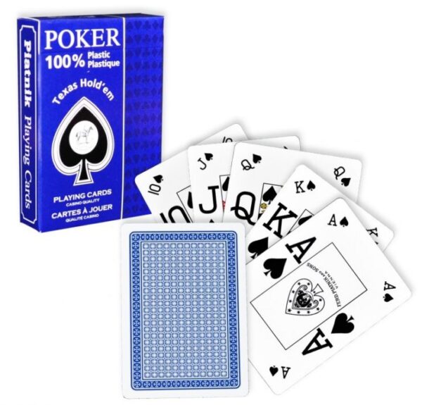 Карти за игра Piatnik® 100% Пластик # Texas Hold'Em Poker, Jumbo and Peek Indexes - Image 3