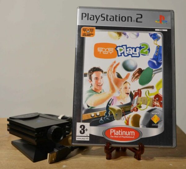 Оригинална Игра EyeToy: Play 2 + Камера Eye Toy за ПС2 # PS2 # Playstation 2