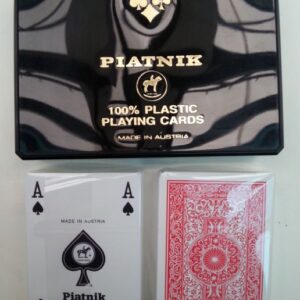 Карти за игра Piatnik® 100% Пластик # Двойно тесте с 110 листа