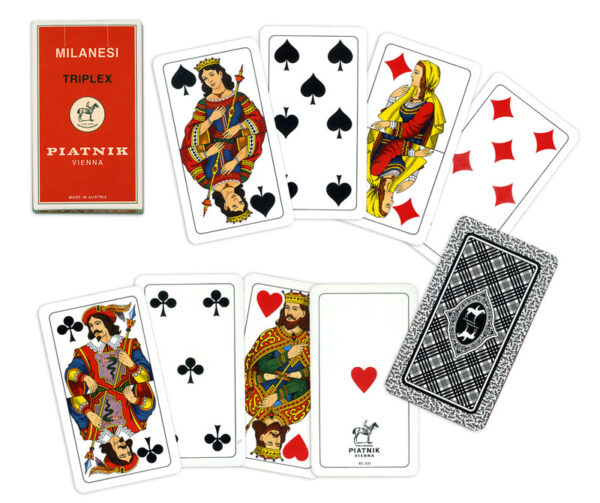 Традиционна Италианска игра • Piatnik® Карти за Scopa – Genovesi # Milanesi # Napoletane