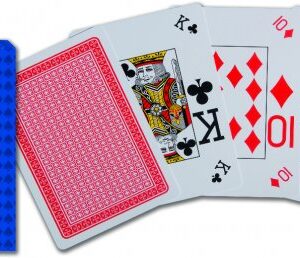 Карти за игра Piatnik® 100% Пластик # Texas Hold’Em Poker, Jumbo and Peek Indexes