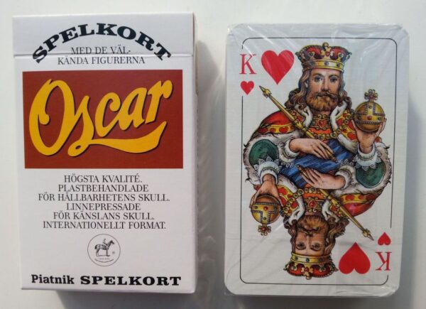 Юбилейни карти за игра Piatnik® # Шведска серия: Spelkort Oscar No.1424