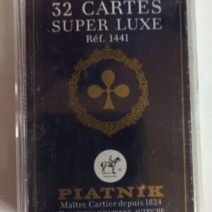 Юбилейни карти за игра Piatnik® # Френска серия: Jeu de 32 cartes Super Luxe No.1441