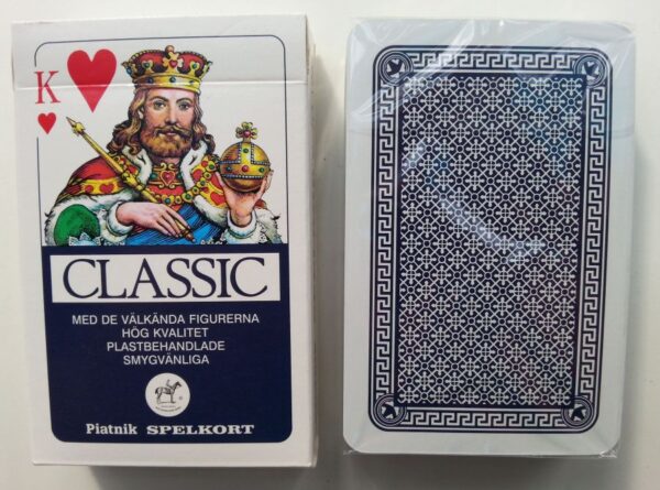 Юбилейни карти за игра Piatnik® # Шведска серия: Spelkort Classic No.1458