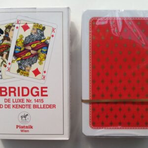 Юбилейни карти за игра Piatnik® # Датска серия: Golden Star Bridge De Luxe No.1415