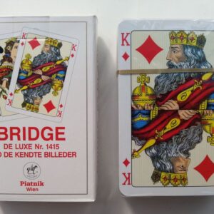 Юбилейни карти за игра Piatnik® # Датска серия: Golden Star Bridge De Luxe No.1415