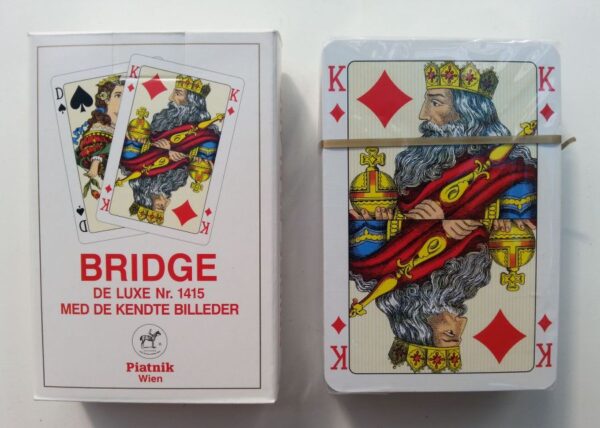 Юбилейни карти за игра Piatnik® # Датска серия: Golden Star Bridge De Luxe No.1415 - Image 2