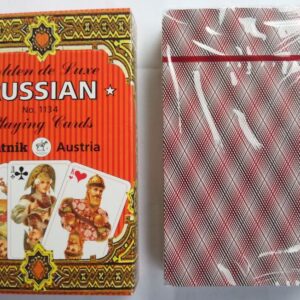 Юбилейни карти за игра Piatnik® # Руска серия: Golden Deluxe Russian No.1134