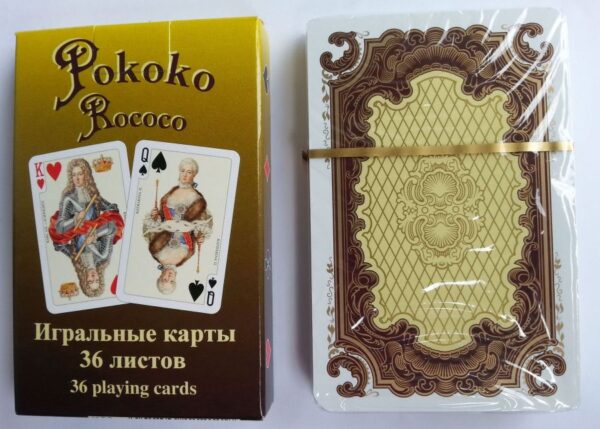 Юбилейни карти за игра Piatnik® # Руска серия: Rococo No.1121 - Image 2