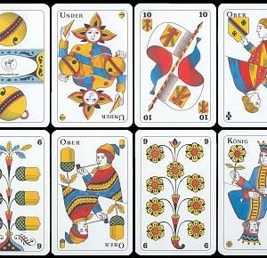 Юбилейни карти за игра Piatnik® # Швейцарска серия: Schweizer Jass No.1820