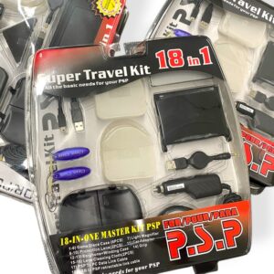 Комплект Аксесоари # Super Travel Kit 18 в 1 за ПСП ФАТ 1000x серията конзоли