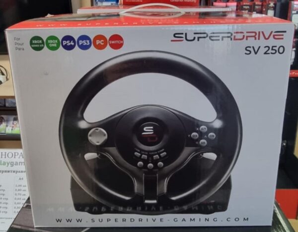 Волан • Кормило с педали SV 250 за ПС3 # PS3 # Sony PlayStation 3