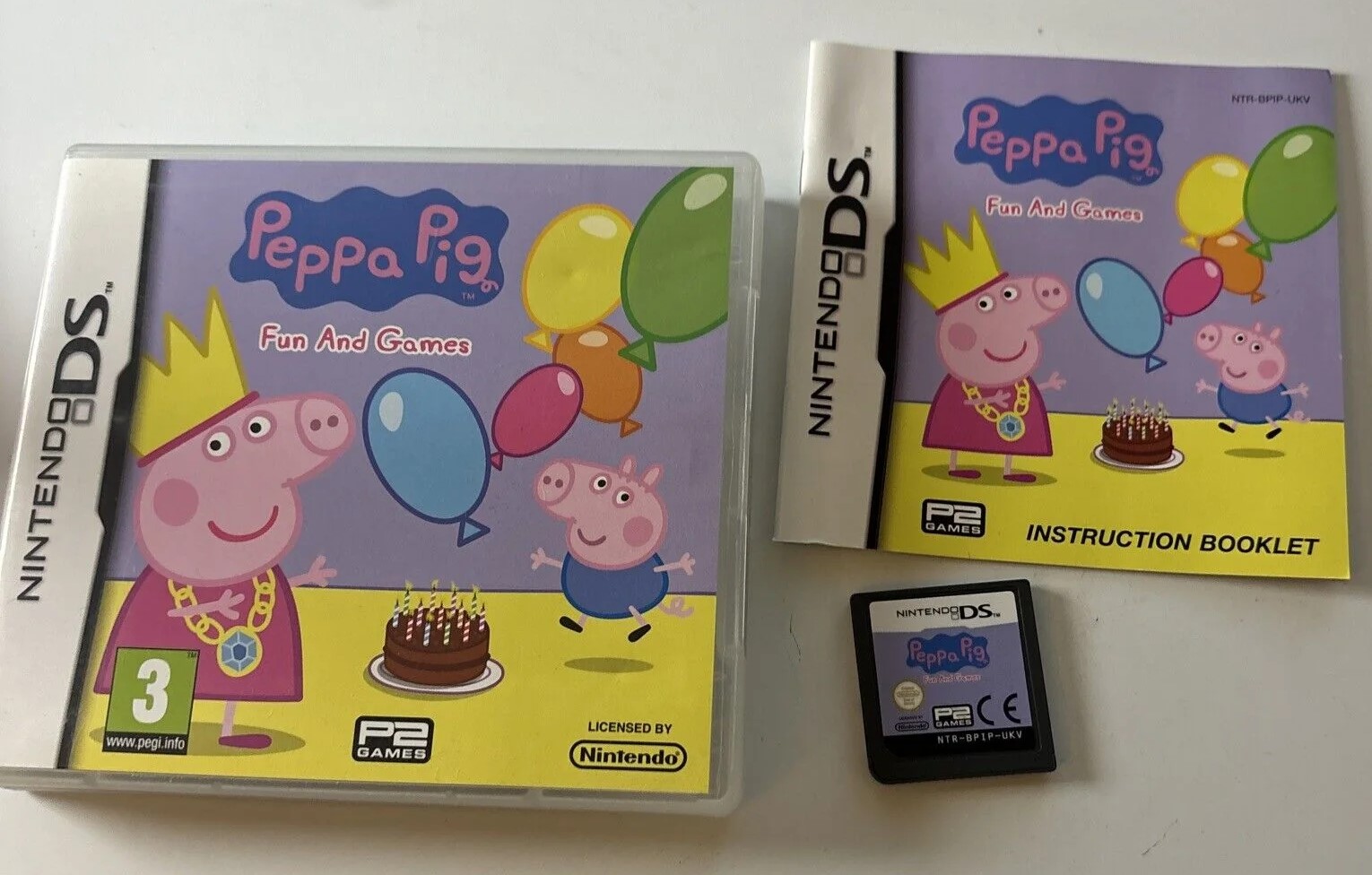 Оригинална Игра за Nintendo: DS & Peppa Pig - Fun and Games (EU # Използвана)