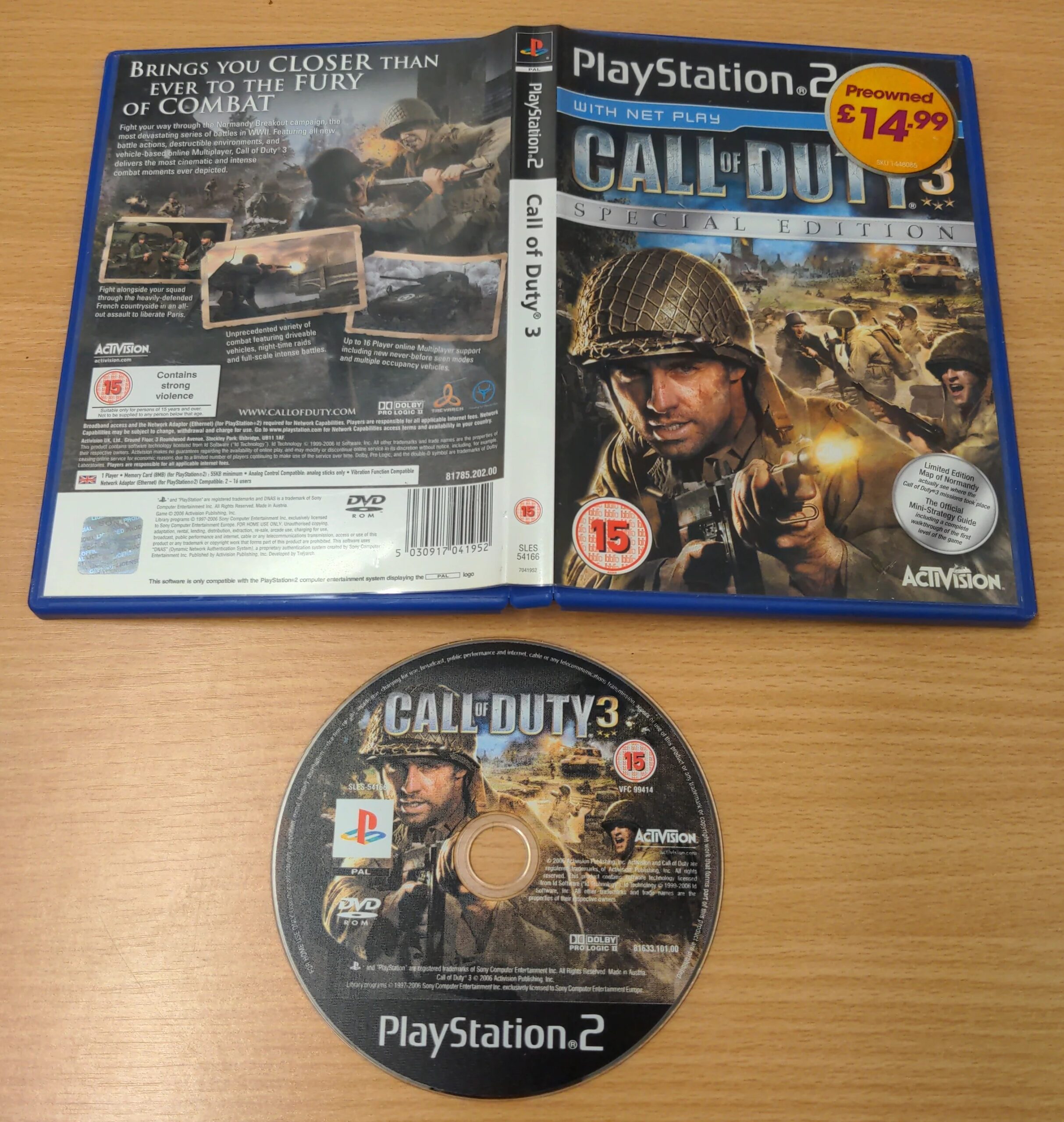 Call of Duty 3 за ПС2 # PS2 # PlayStation 2
