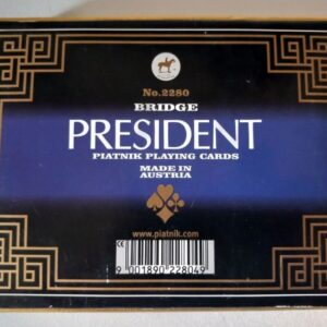 Двойно Тесте Карти за Игра Piatnik® • President & Deck: No.2280