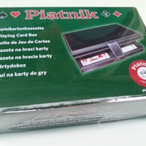 Кутия за съхранение на карти за игра Piatnik® – Leather & COFFRET Luxuskassette