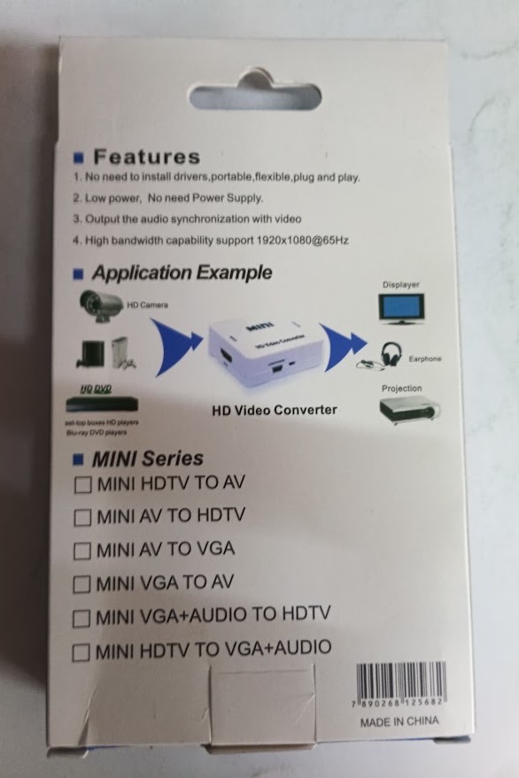 Преходник AV към HDMI - Image 3