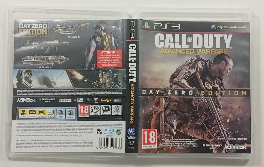 Call of Duty: Advanced Warfare - Day Zero Edition за ПС3 / PS3 / PlayStation 3 - Image 2