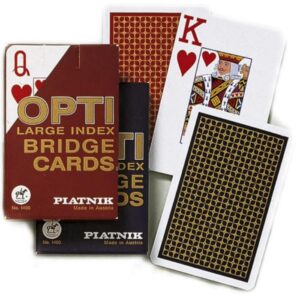 Оригинални Карти за Игра Piatnik # OPTI Bridge & L arge Index