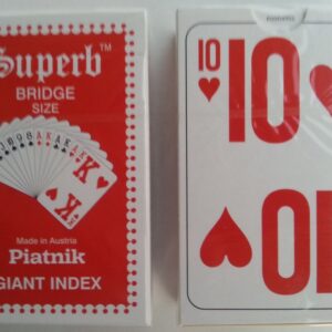 Оригинални Карти за Игра Piatnik # Superb Bridge Size & Giant Index