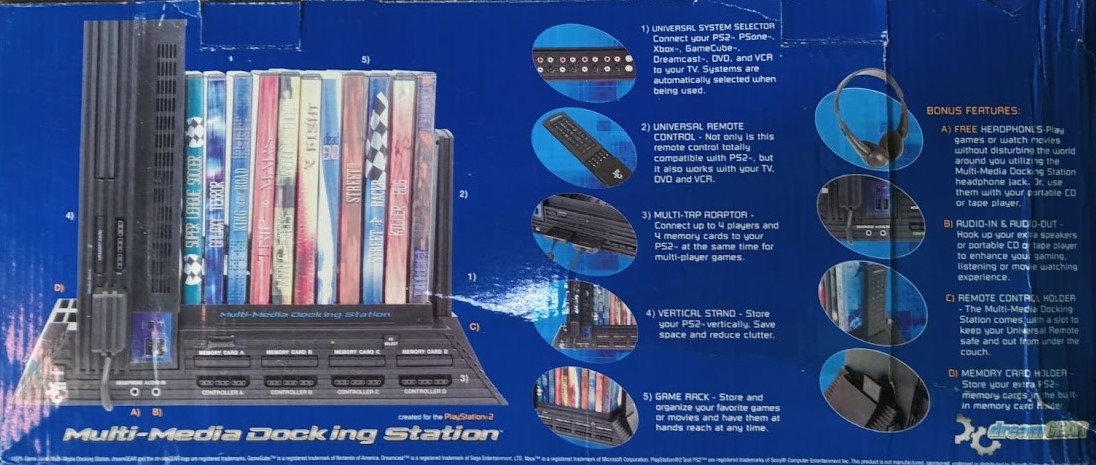 Докинг станция # Мултимедия 5 в 1 за ПС2 / PS2 / Playstation 2 - Image 2